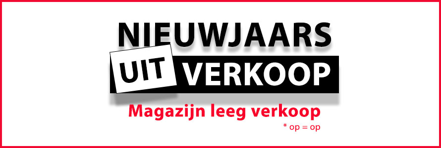 Nieuwjaars magazijn uitverkoop werkschoenenwinkel 2025 - Kortingen tot 50%